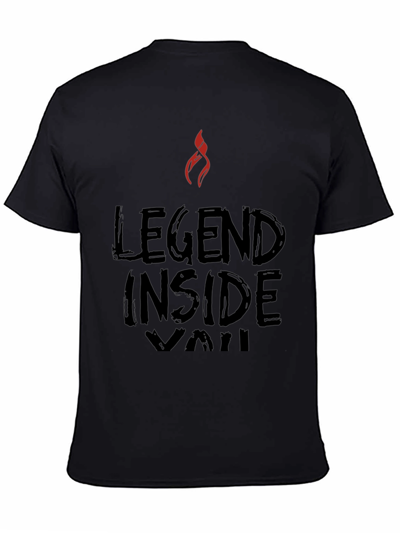 Legend Inside Vali T-Shirt - Black Graphic Tee