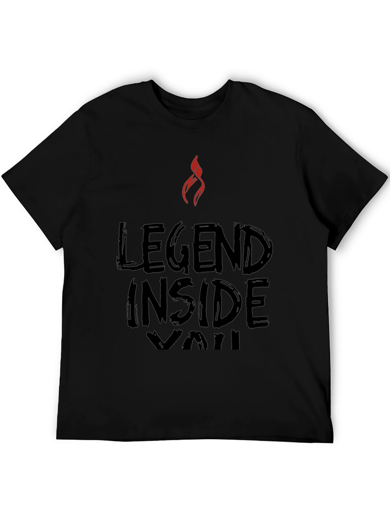 Legend Inside Vali T-Shirt - Black Graphic Tee