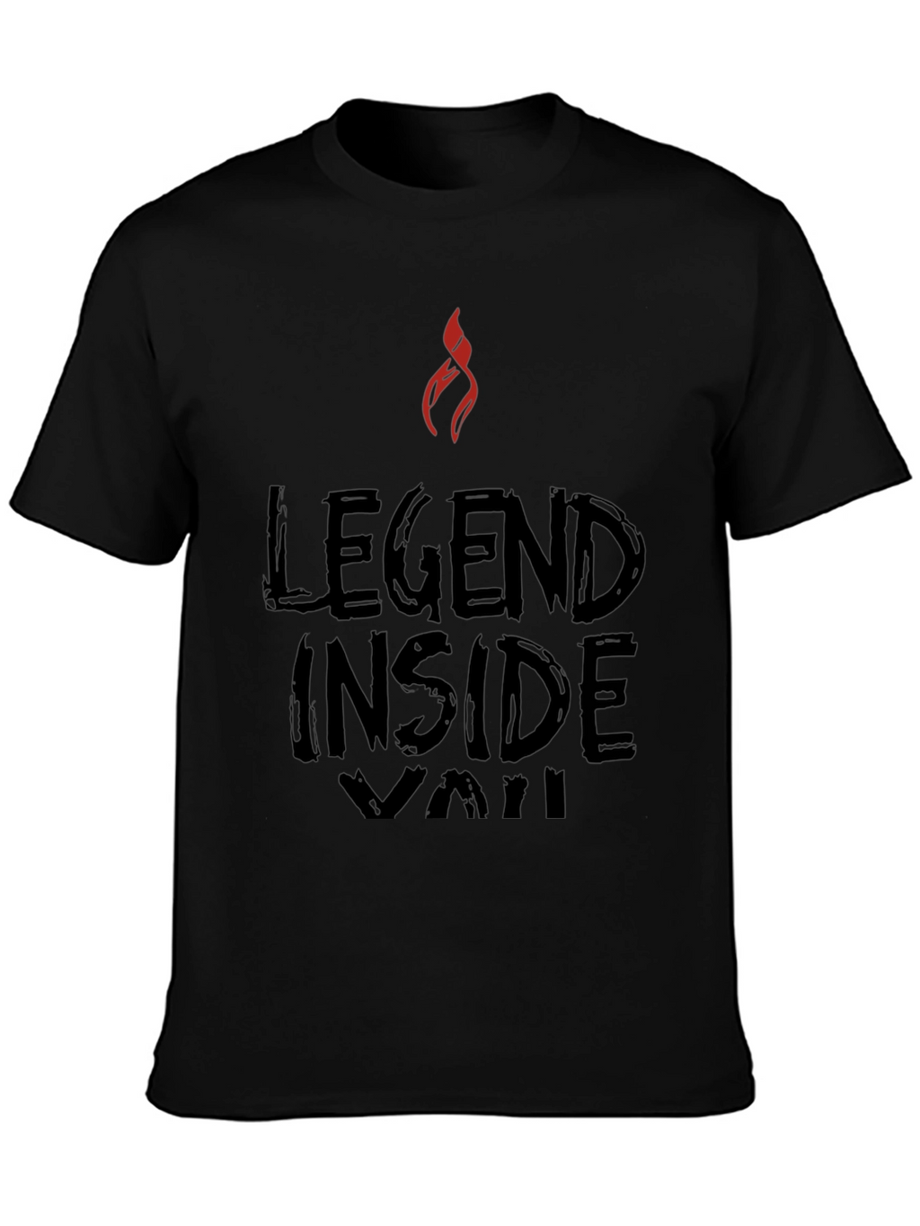 Legend Inside Vali T-Shirt - Black Graphic Tee
