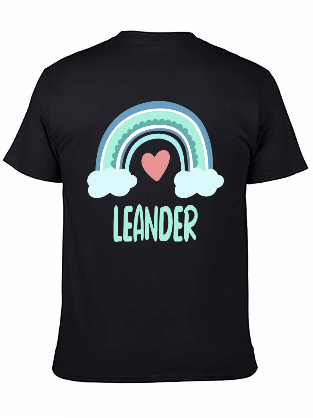 Leander Rainbow Heart T-Shirt - Soft Cotton Tee