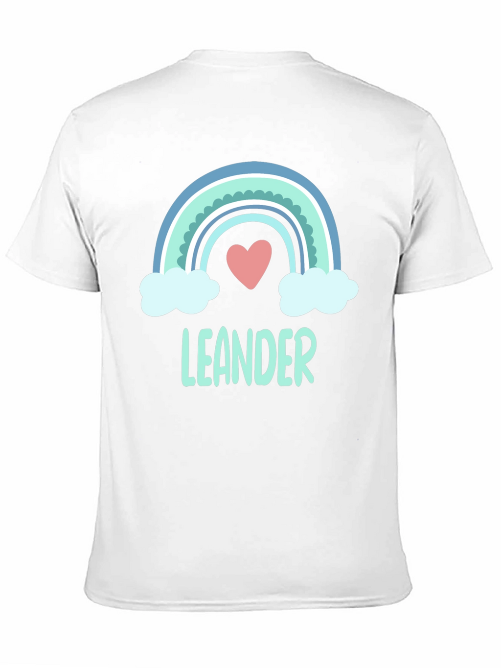 Leander Rainbow Heart T-Shirt - Soft Cotton Tee