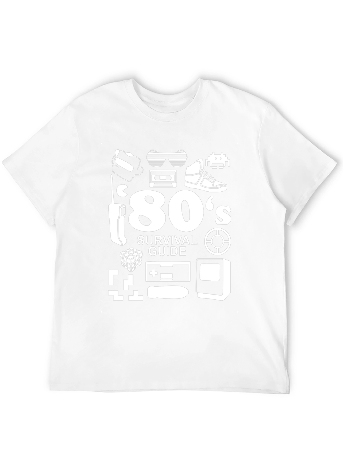 80s Survival Guide Black T-Shirt