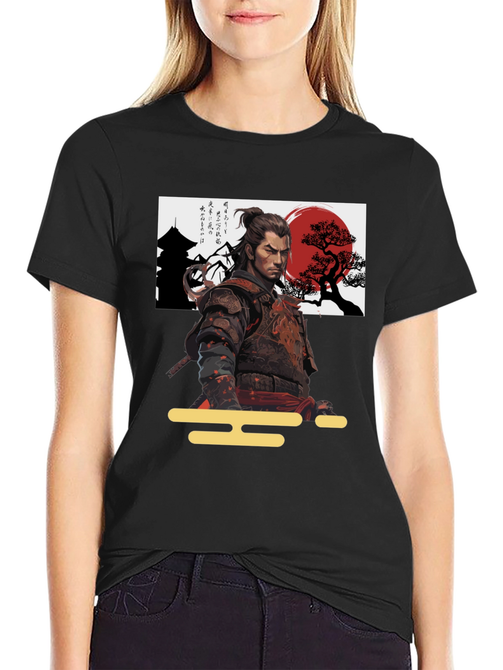Samurai Warrior Graphic T-Shirt