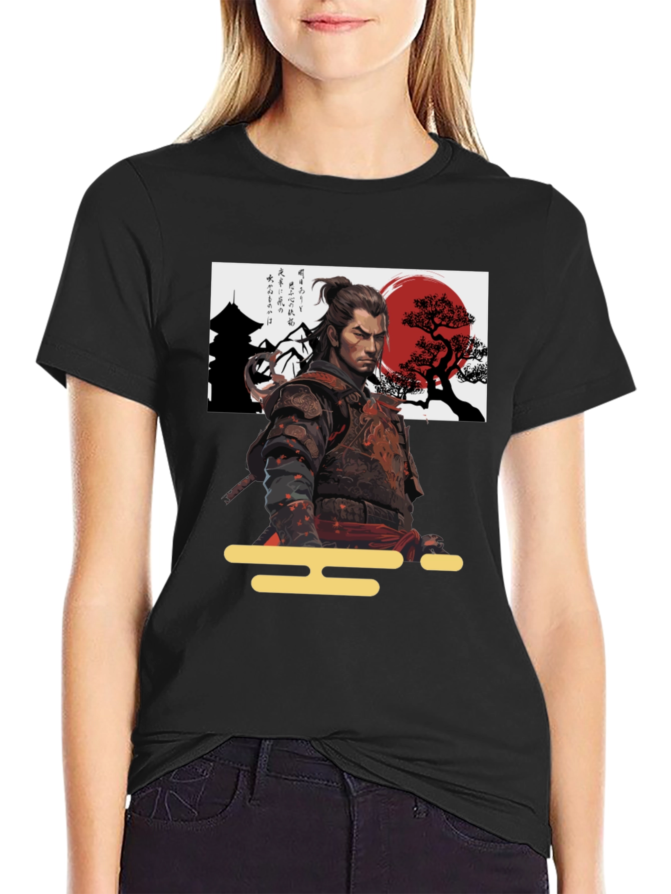 Samurai Warrior Graphic T-Shirt