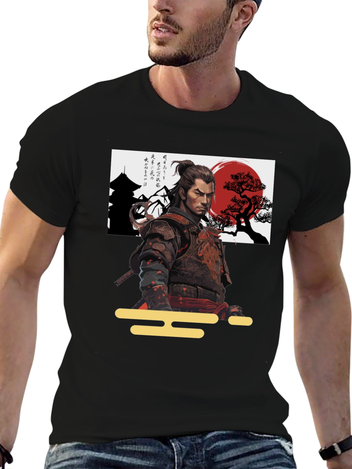 Samurai Warrior Graphic T-Shirt
