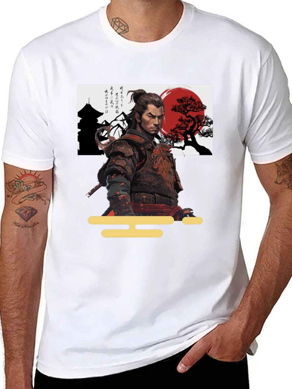 Samurai Warrior Graphic T-Shirt