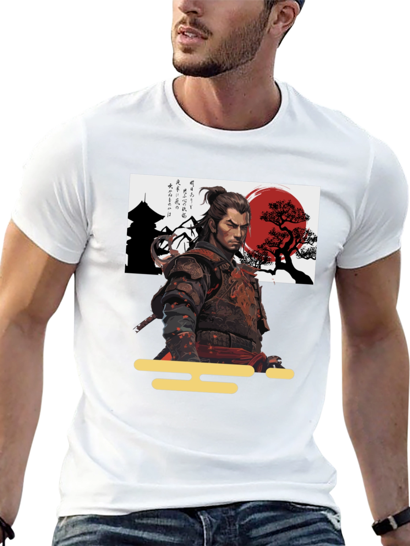 Samurai Warrior Graphic T-Shirt