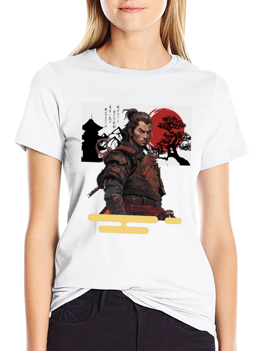 Samurai Warrior Graphic T-Shirt