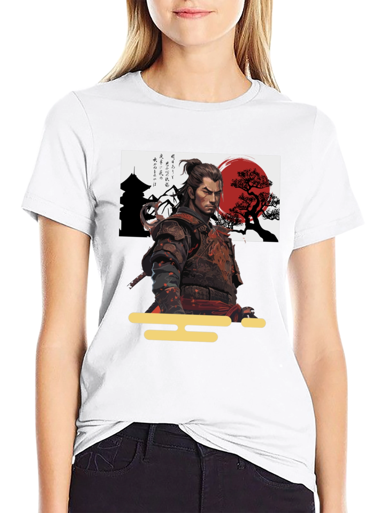 Samurai Warrior Graphic T-Shirt