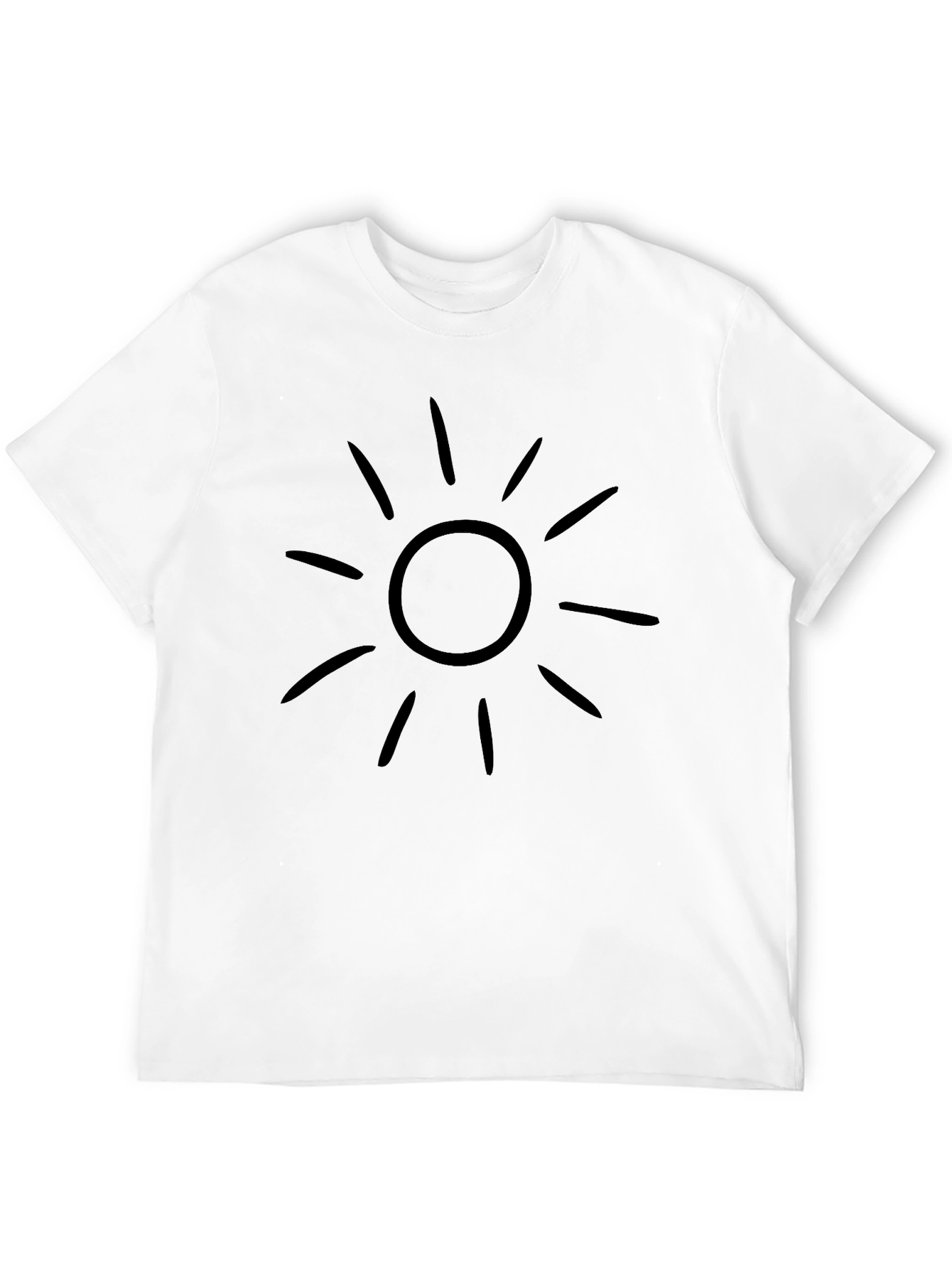 Black Sun Graphic Tee - Casual Style