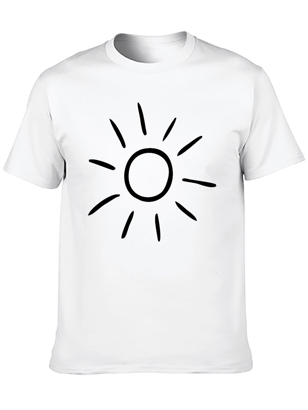 Black Sun Graphic Tee - Casual Style