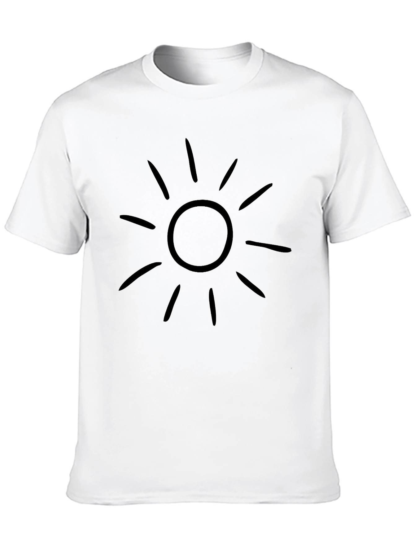 Black Sun Graphic Tee - Casual Style