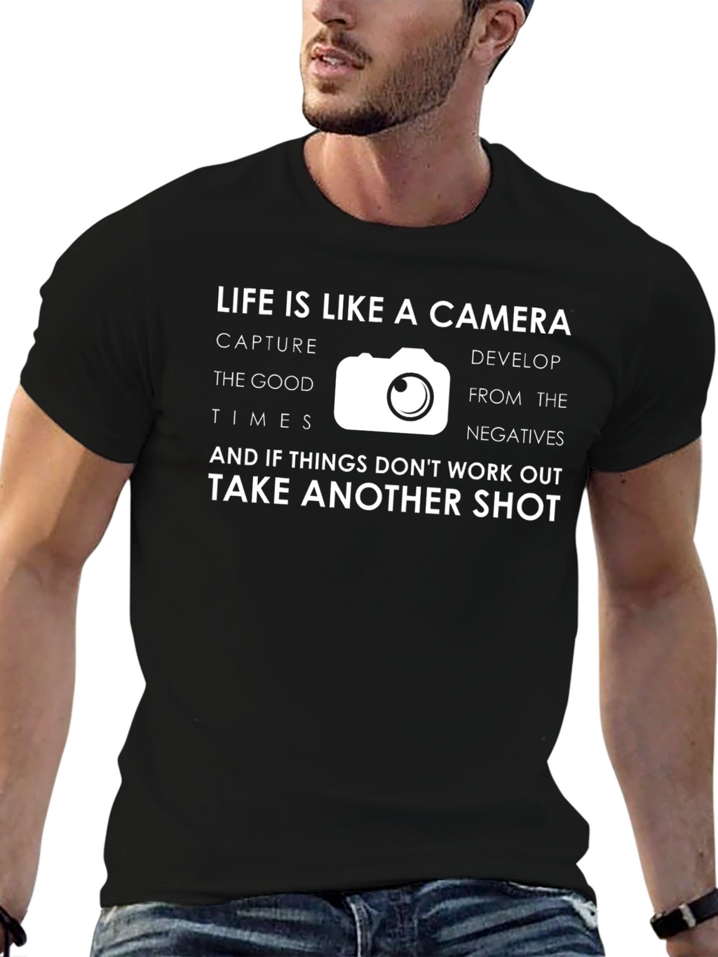 Life is Like a Camera Graphic T-Shirt