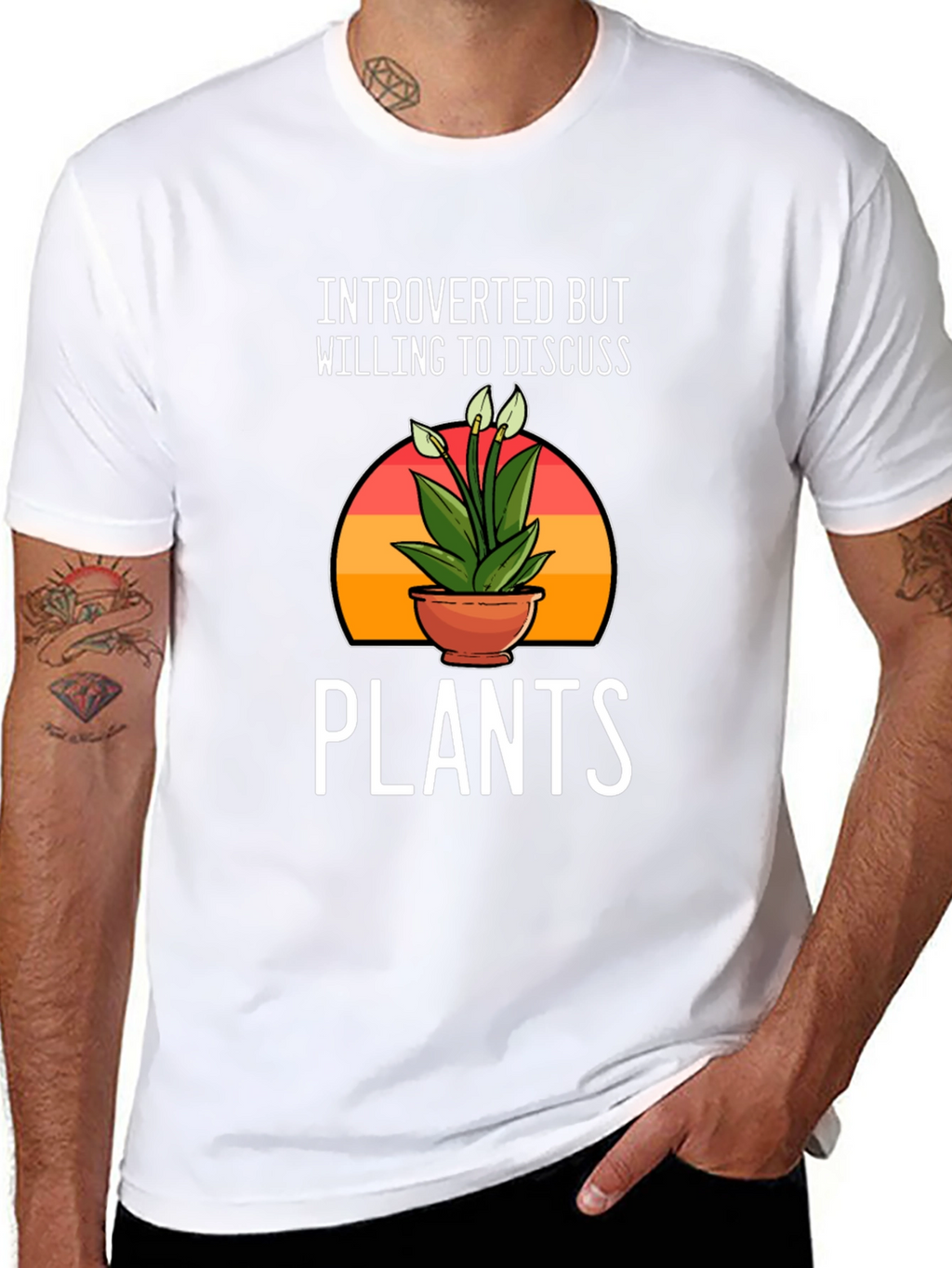Introverted But Willing To Discuss Plants T-Shirt