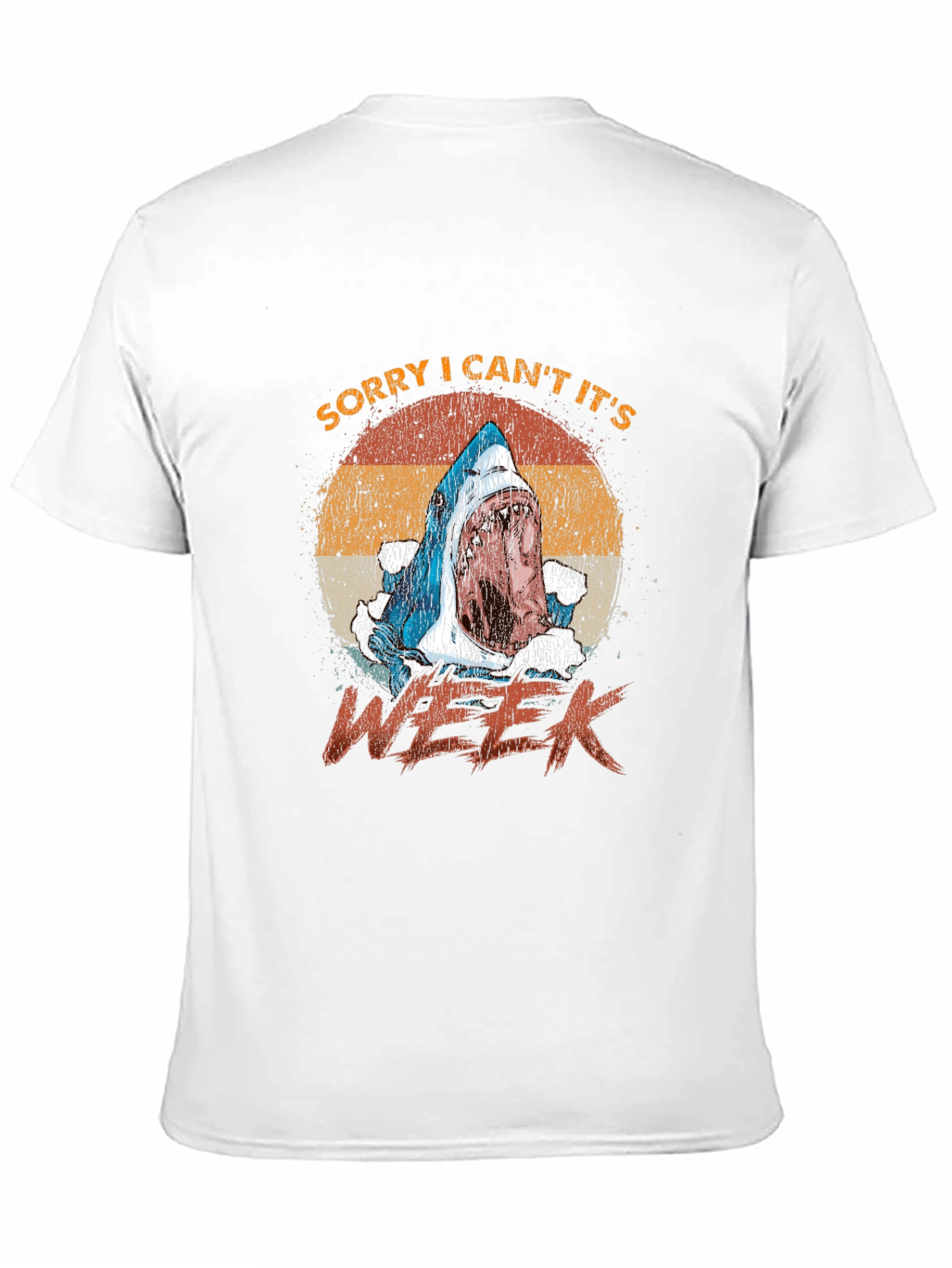 Shark Week T-Shirt - Sorry I Cant Its Week
