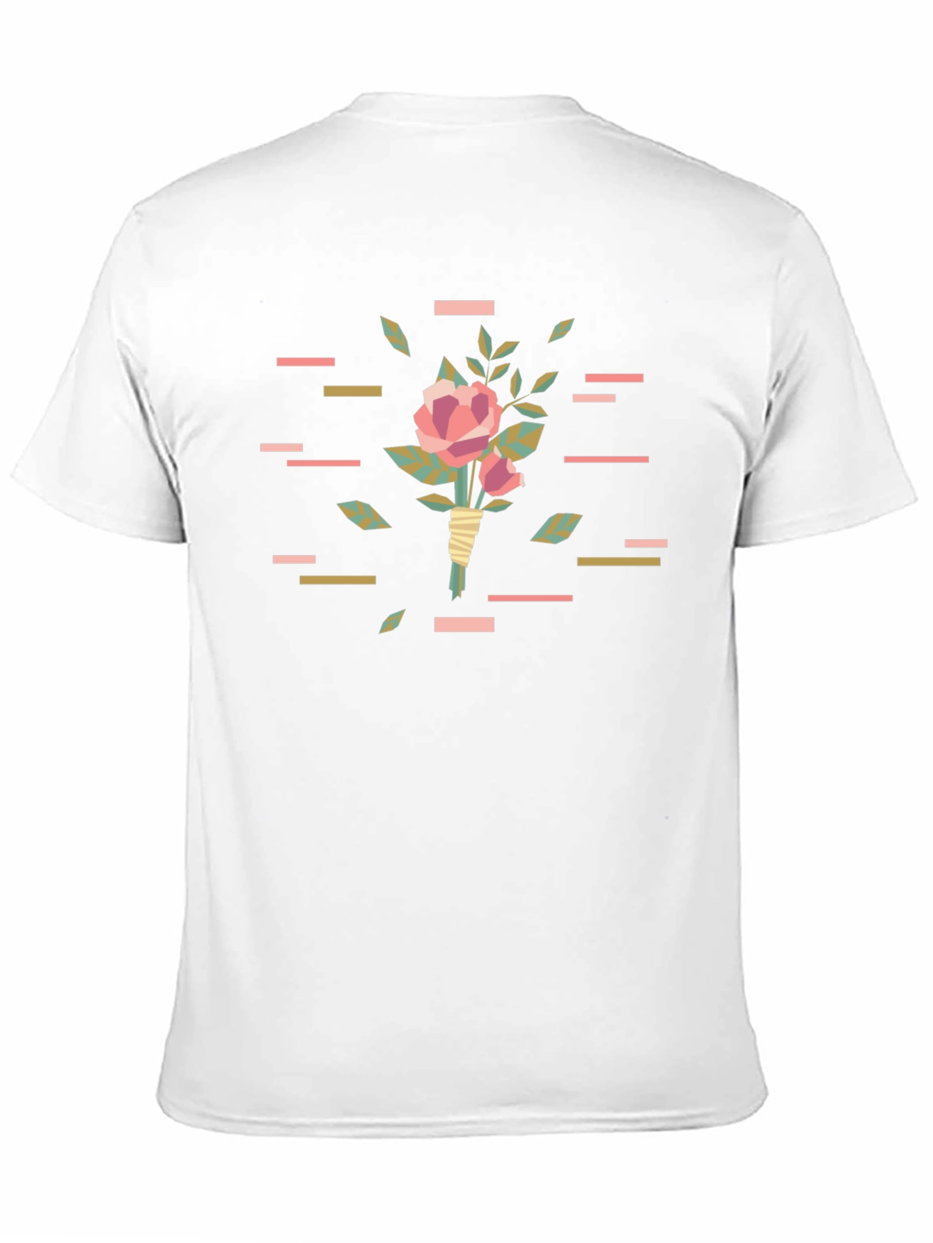 Stylish Floral T-Shirt - Black Graphic Tee