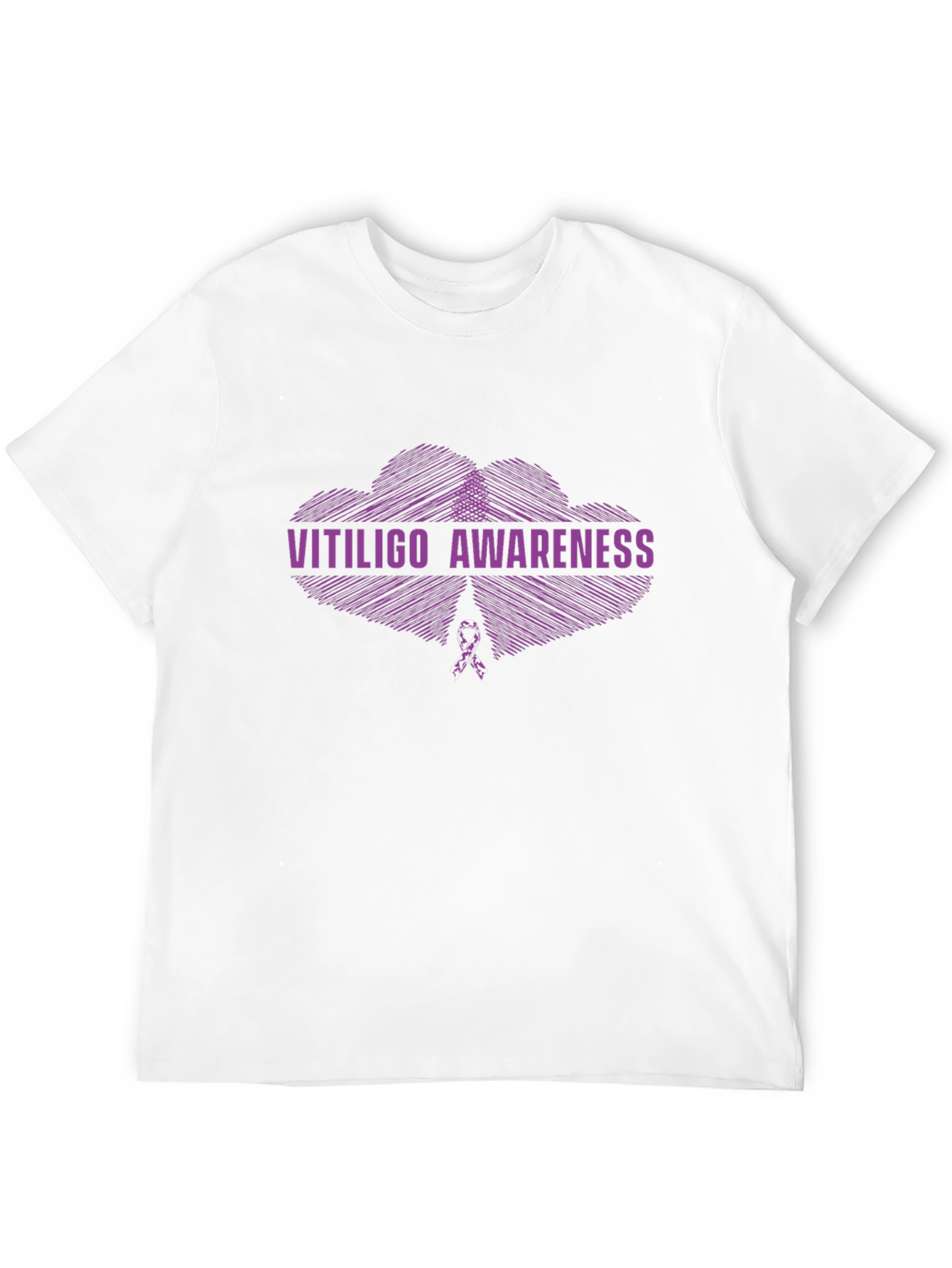 Vitiligo Awareness Ribbon Graphic Tee