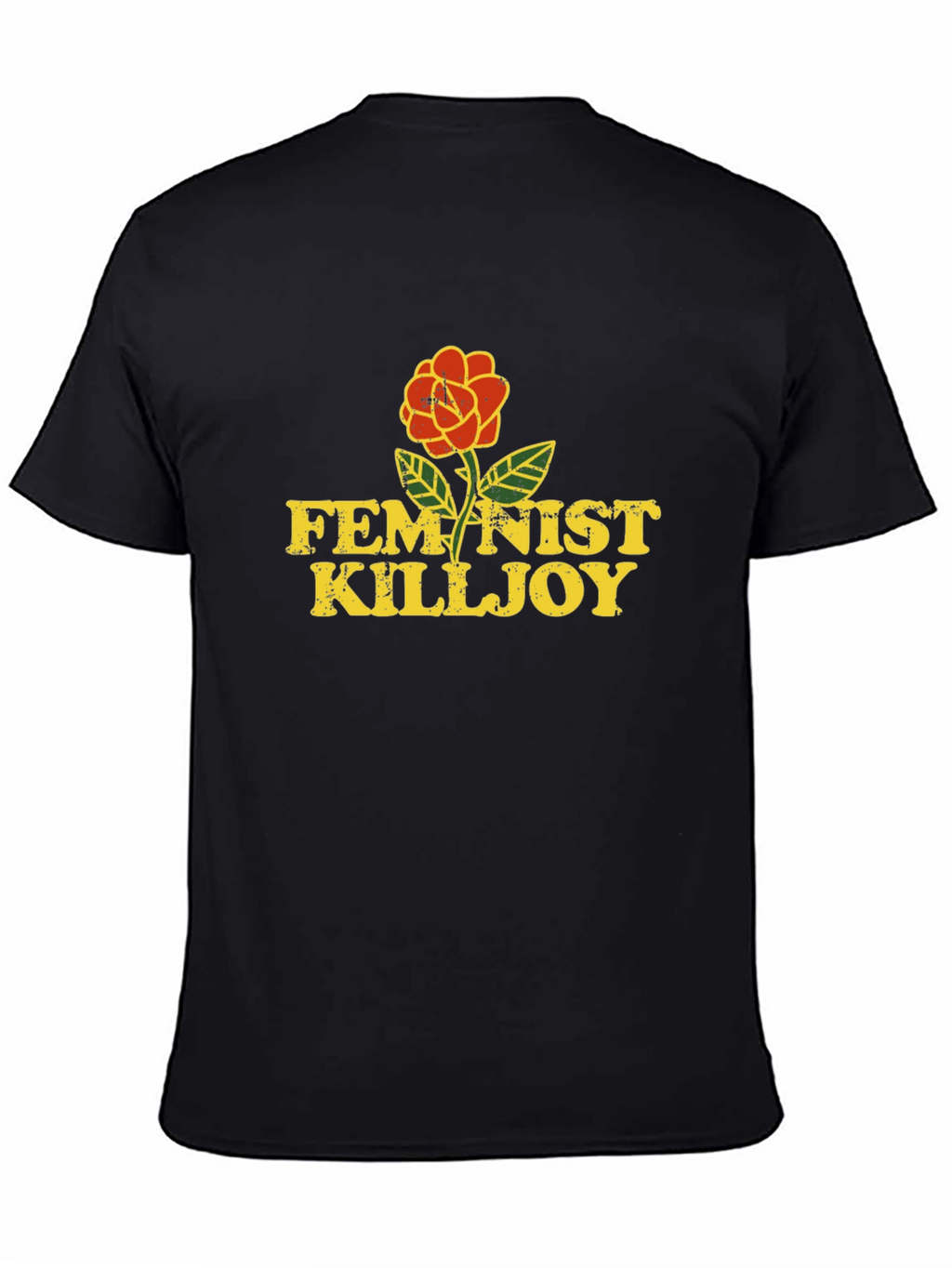 Feminist Killjoy Graphic Tee - Black Cotton Blend