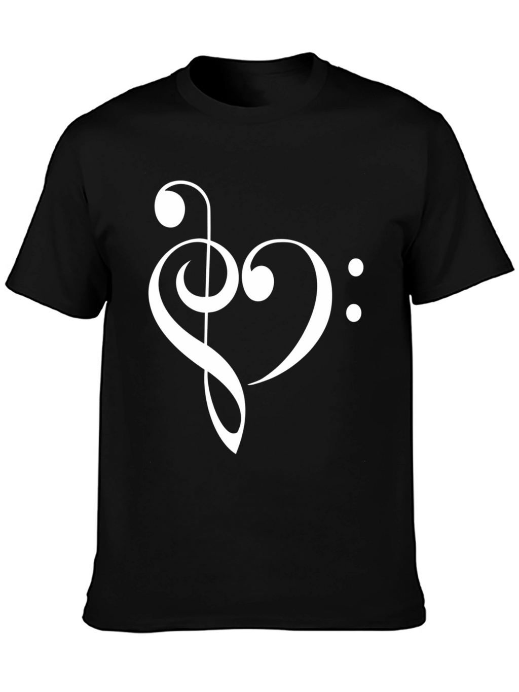 Musical Heart T-Shirt - Black
