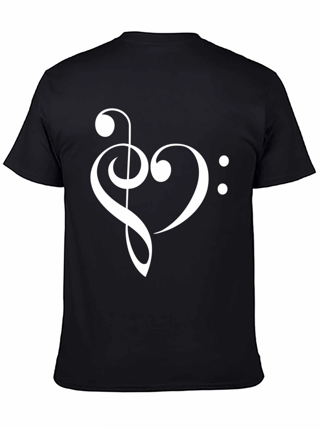 Musical Heart T-Shirt - Black
