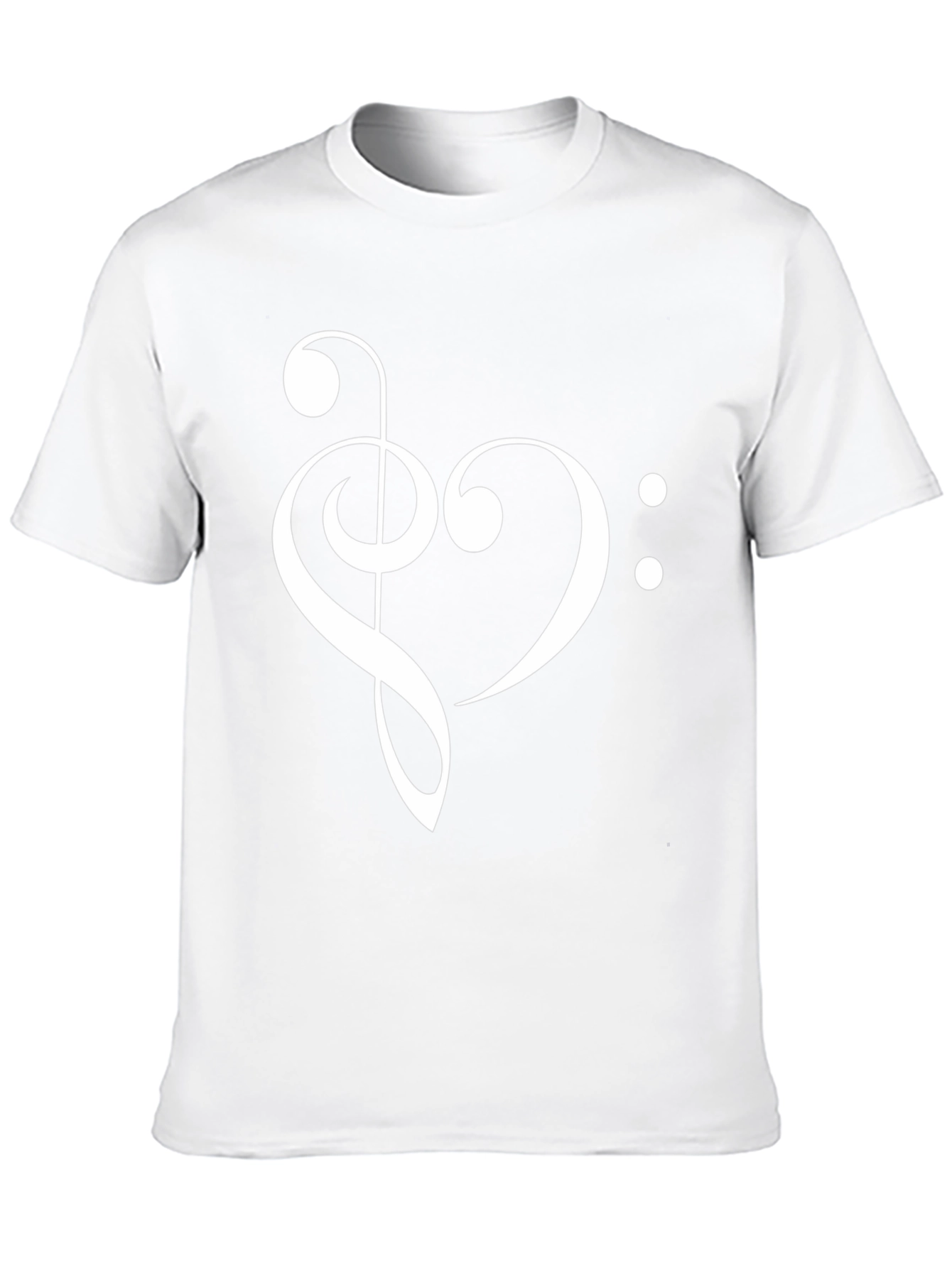 Musical Heart T-Shirt - Black