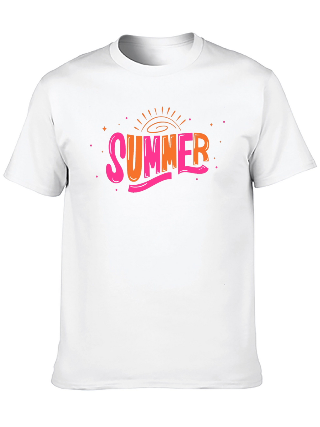 Summer Graphic Tee - Trendy Black T-Shirt