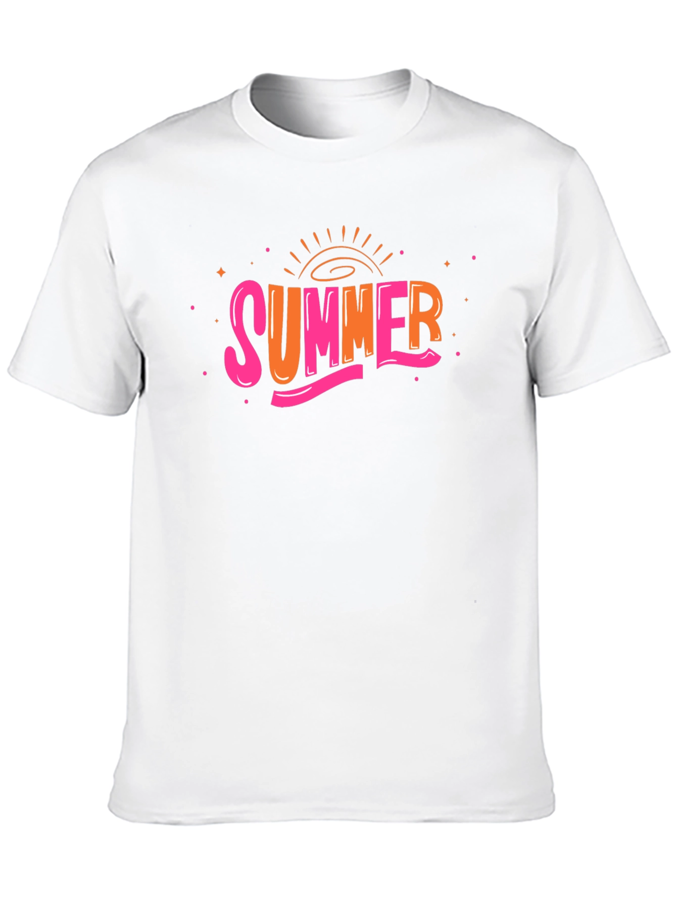 Summer Graphic Tee - Trendy Black T-Shirt