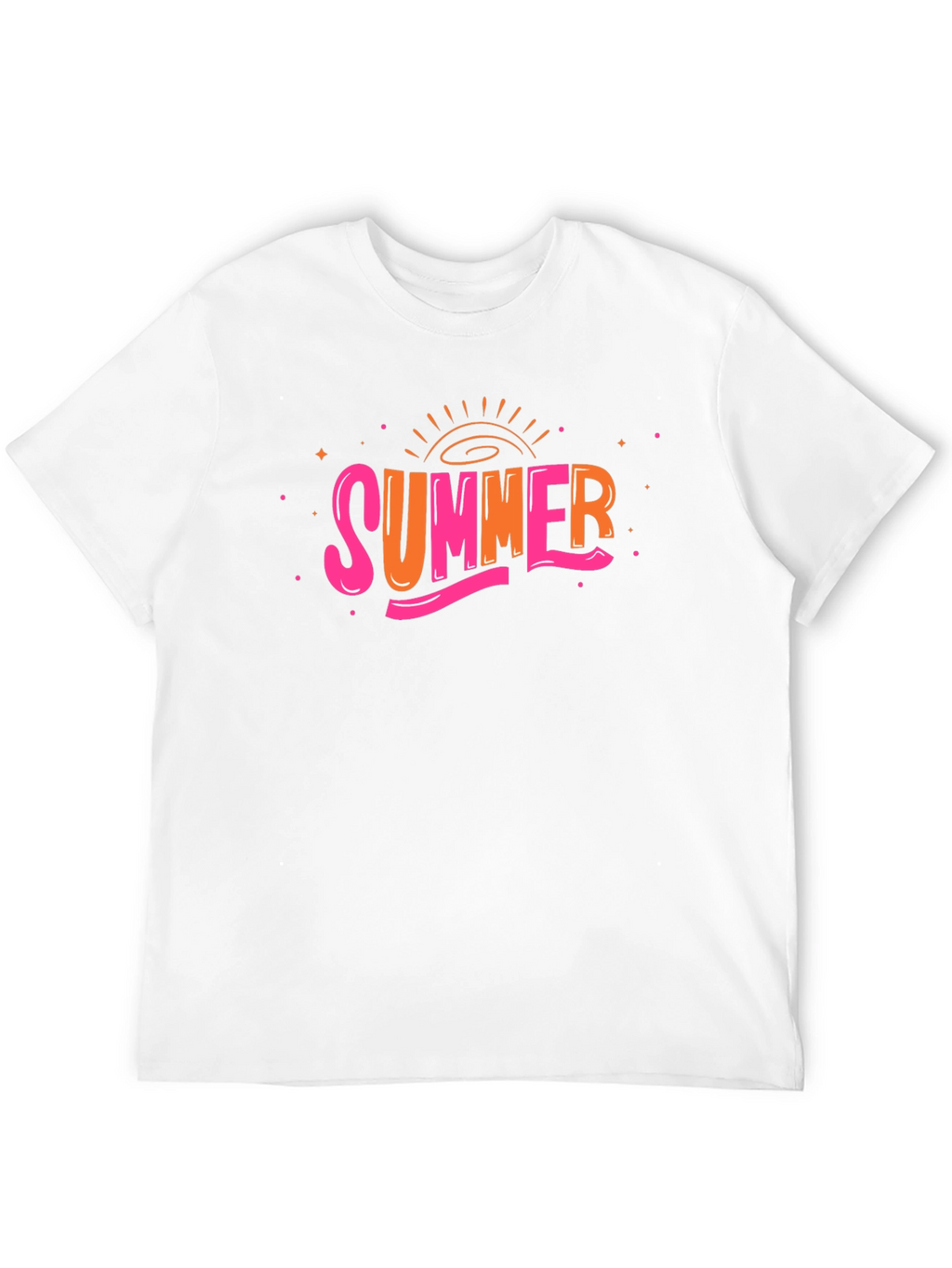 Summer Graphic Tee - Trendy Black T-Shirt