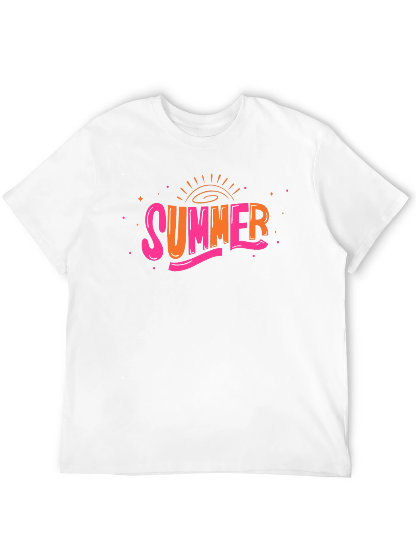 Summer Graphic Tee - Trendy Black T-Shirt