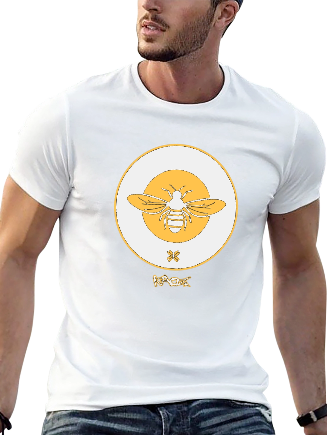 Bee Graphic Tee - Unique Design Stylish & Comfortable