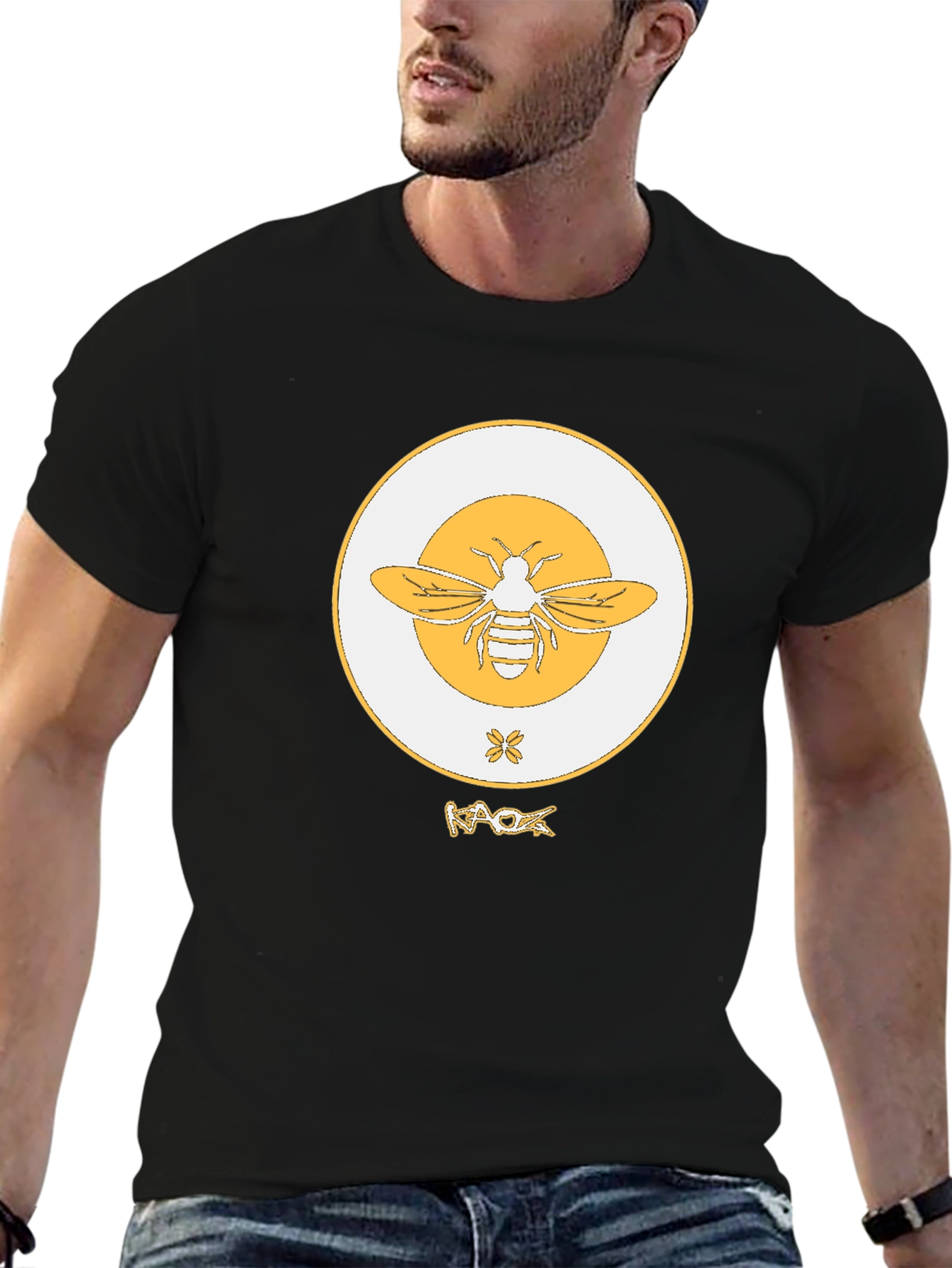 Bee Graphic Tee - Unique Design Stylish & Comfortable