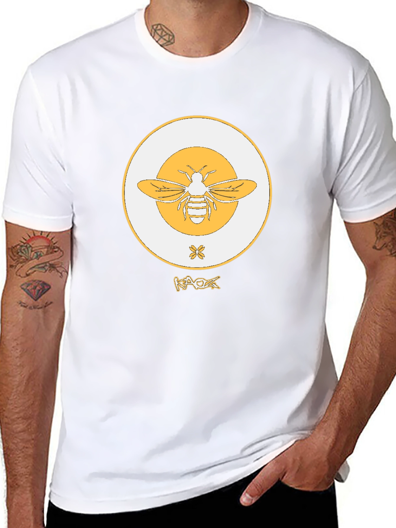 Bee Graphic Tee - Unique Design Stylish & Comfortable