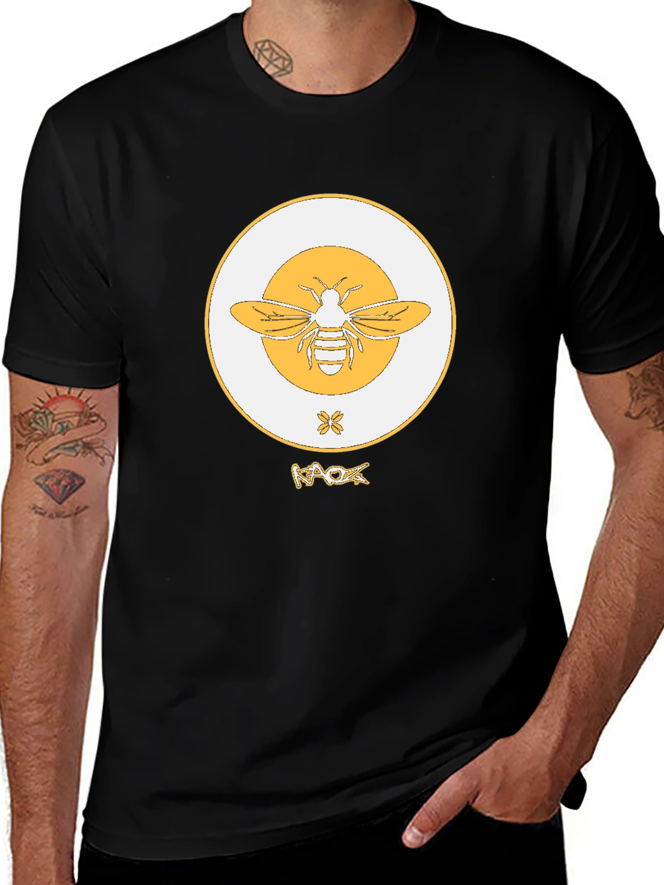 Bee Graphic Tee - Unique Design Stylish & Comfortable