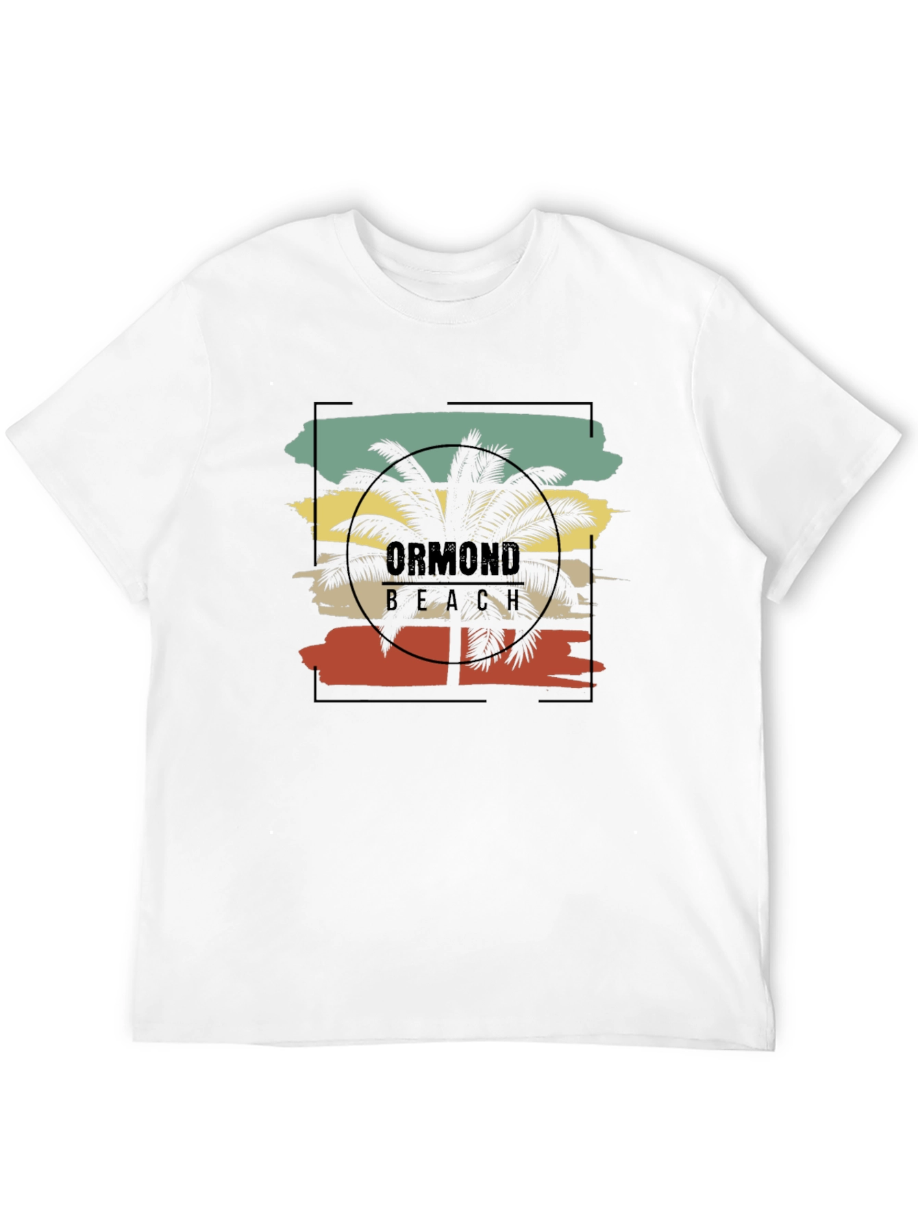 Ormond Beach Palm Tree Graphic T-Shirt