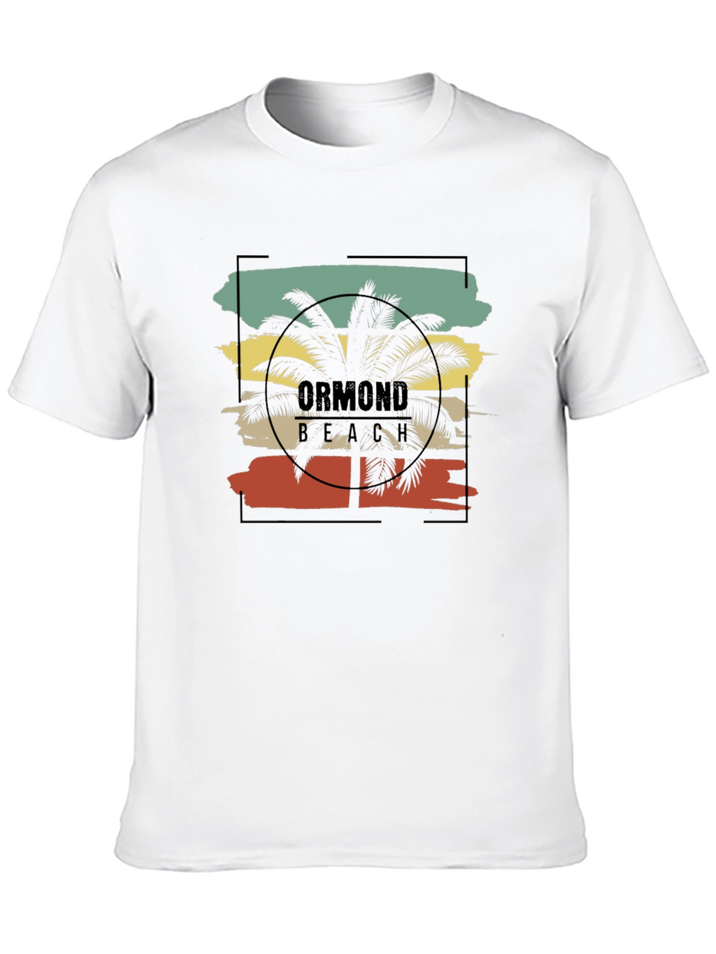 Ormond Beach Palm Tree Graphic T-Shirt