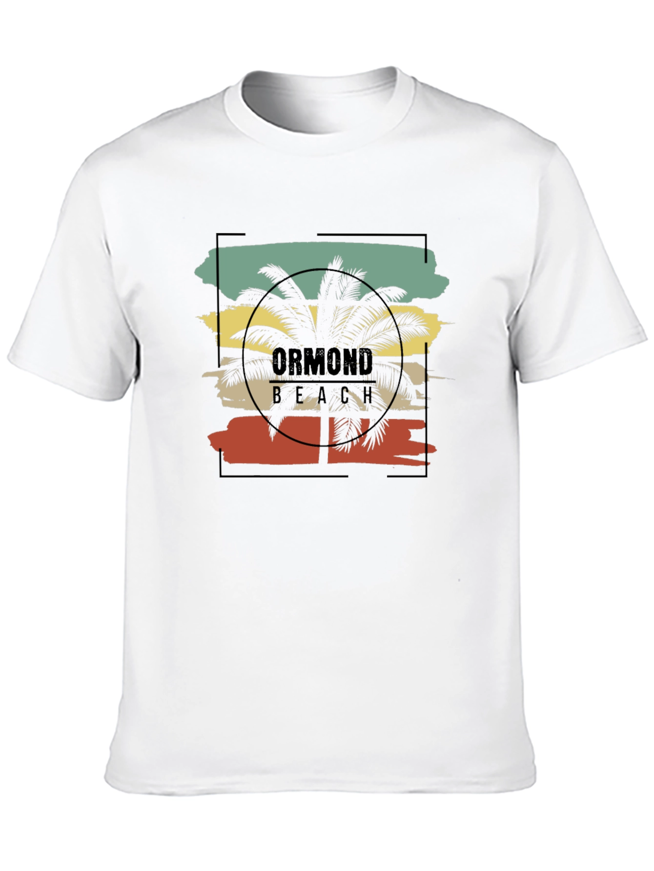 Ormond Beach Palm Tree Graphic T-Shirt