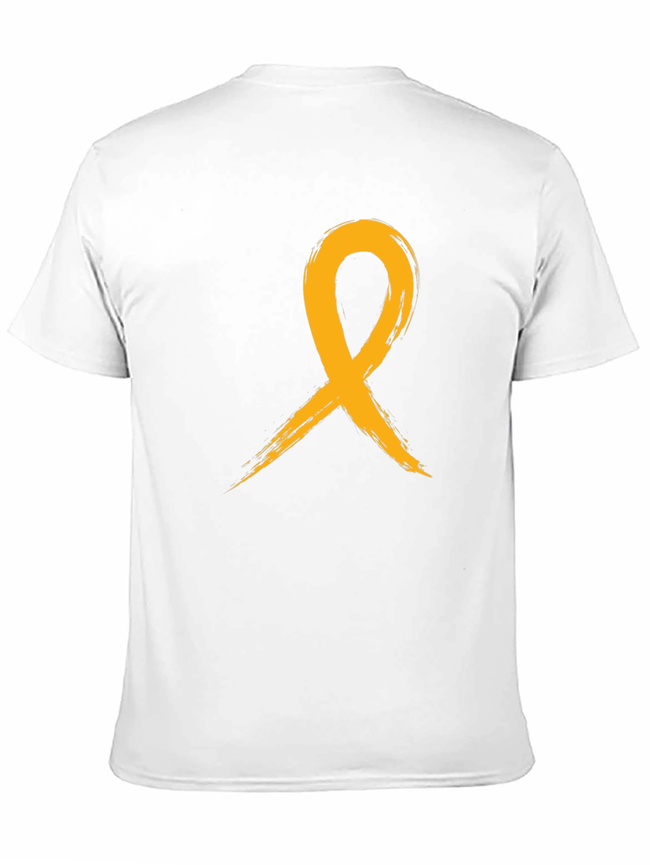 Gold Ribbon Graphic Tee - Awareness T-Shirt