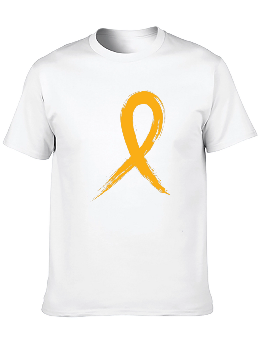 Gold Ribbon Graphic Tee - Awareness T-Shirt