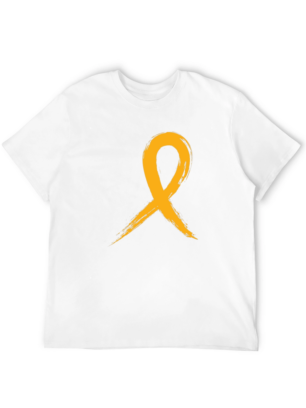 Gold Ribbon Graphic Tee - Awareness T-Shirt