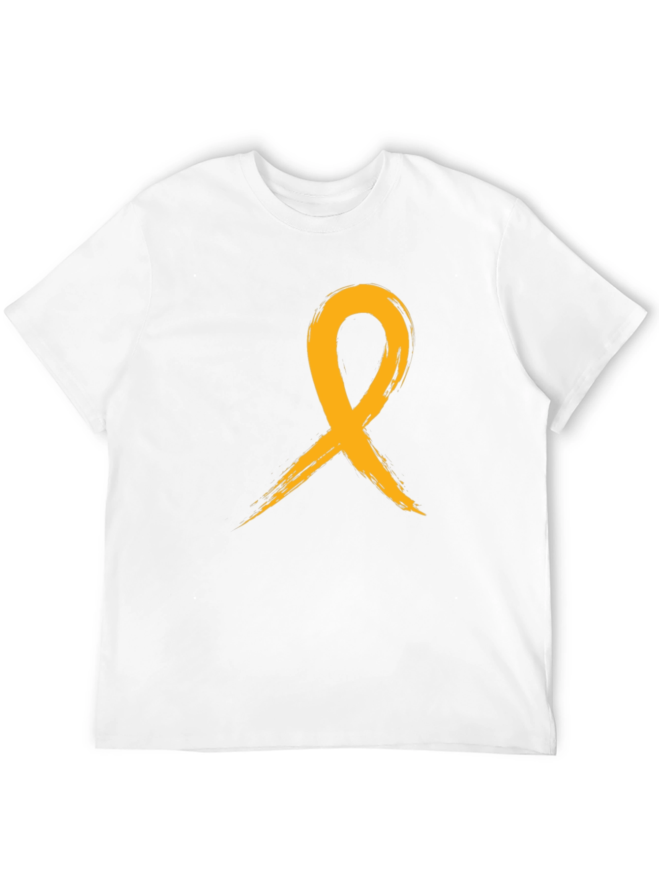Gold Ribbon Graphic Tee - Awareness T-Shirt
