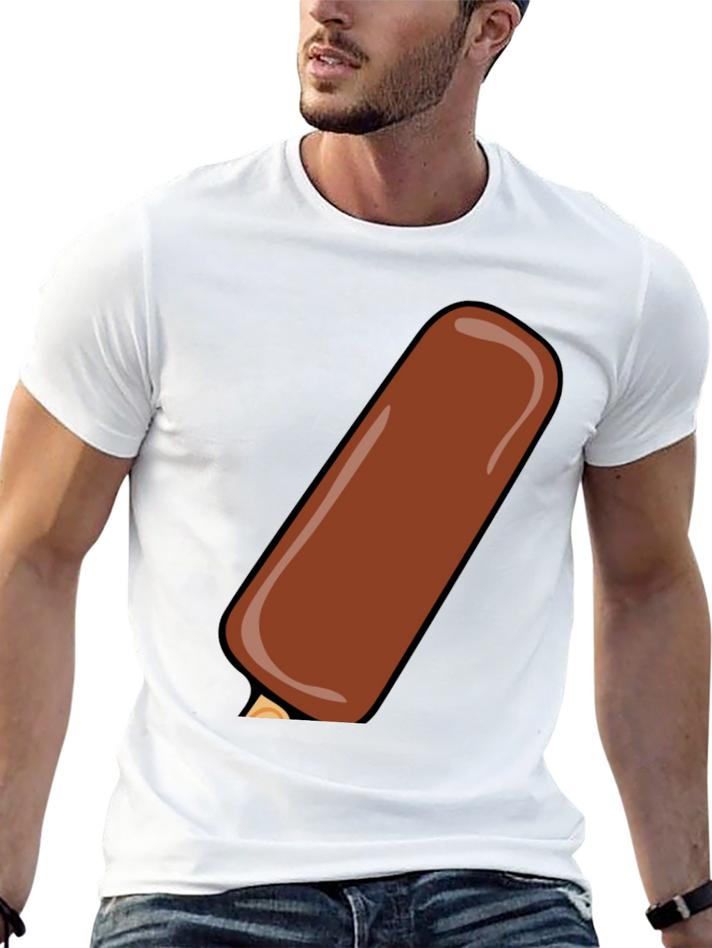 Chocolate Ice Cream Bar Graphic Tee