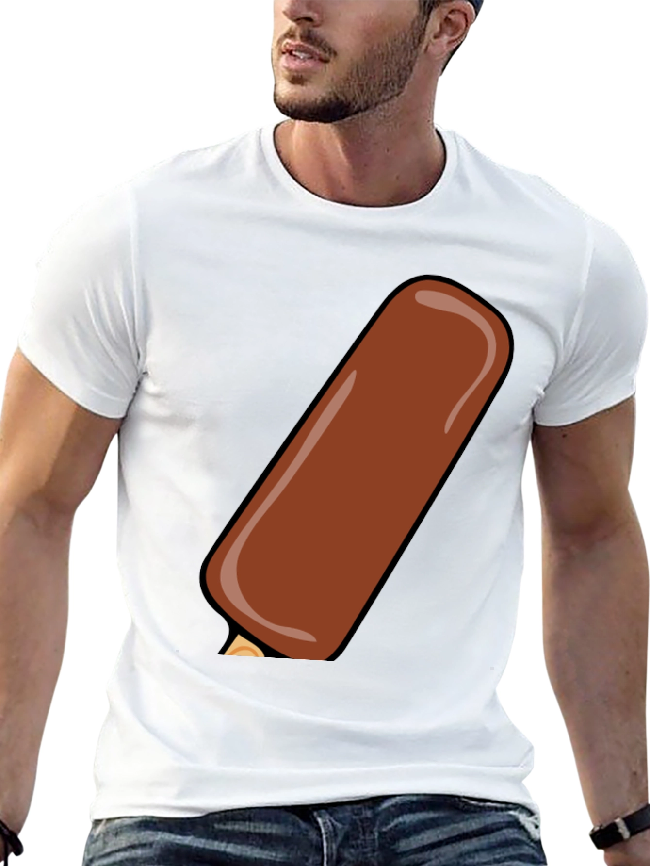Chocolate Ice Cream Bar Graphic Tee
