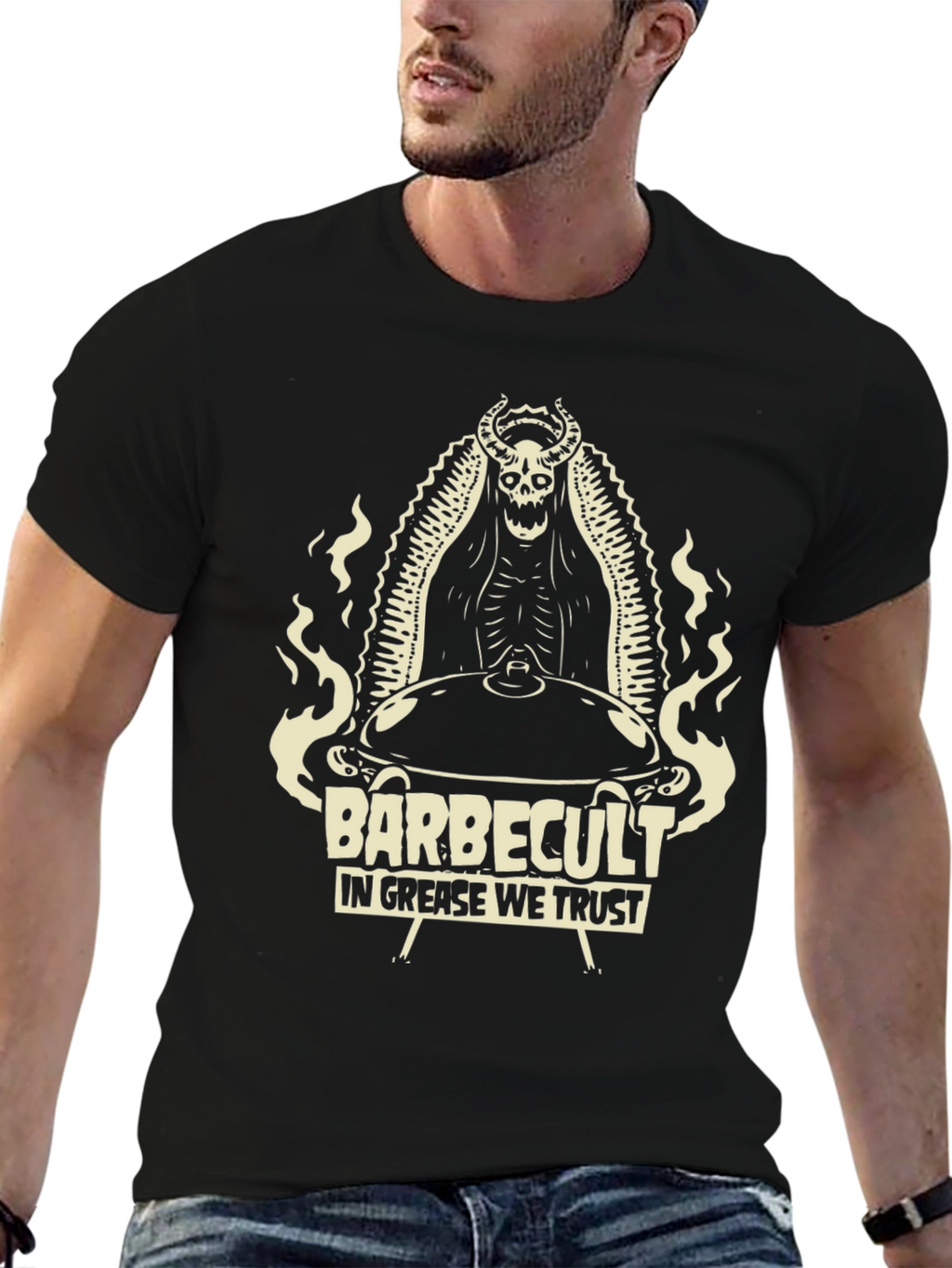 Barbecult T-Shirt: In Grease We Trust
