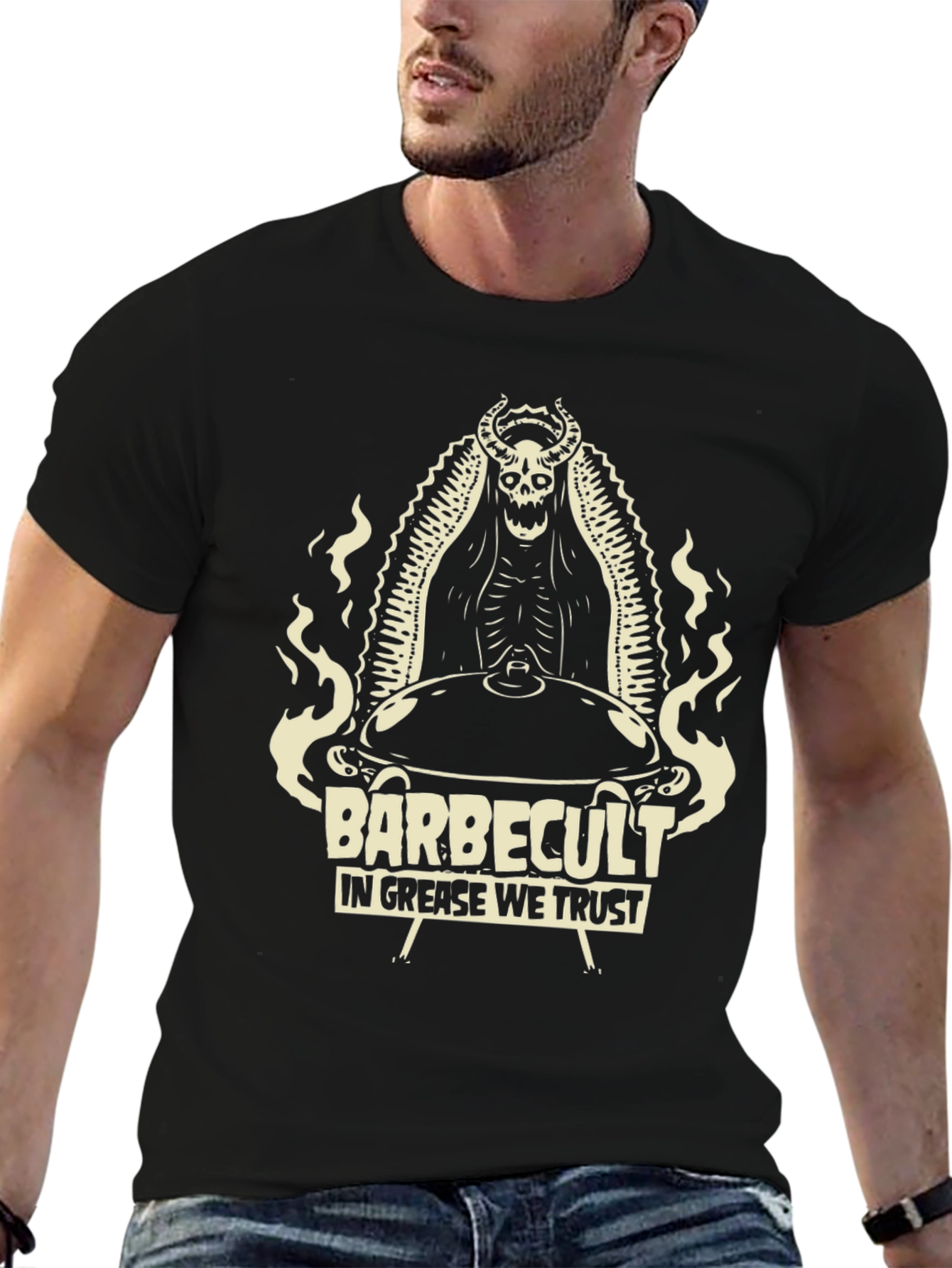 Barbecult T-Shirt: In Grease We Trust