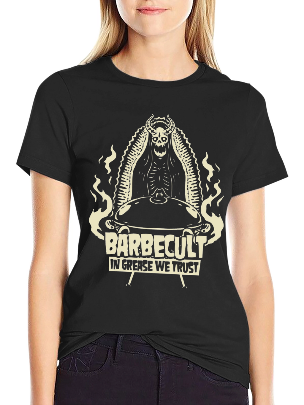 Barbecult T-Shirt: In Grease We Trust