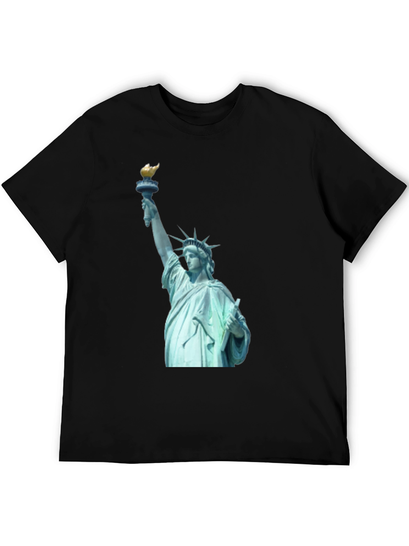 Statue of Liberty Graphic Tee - Black
