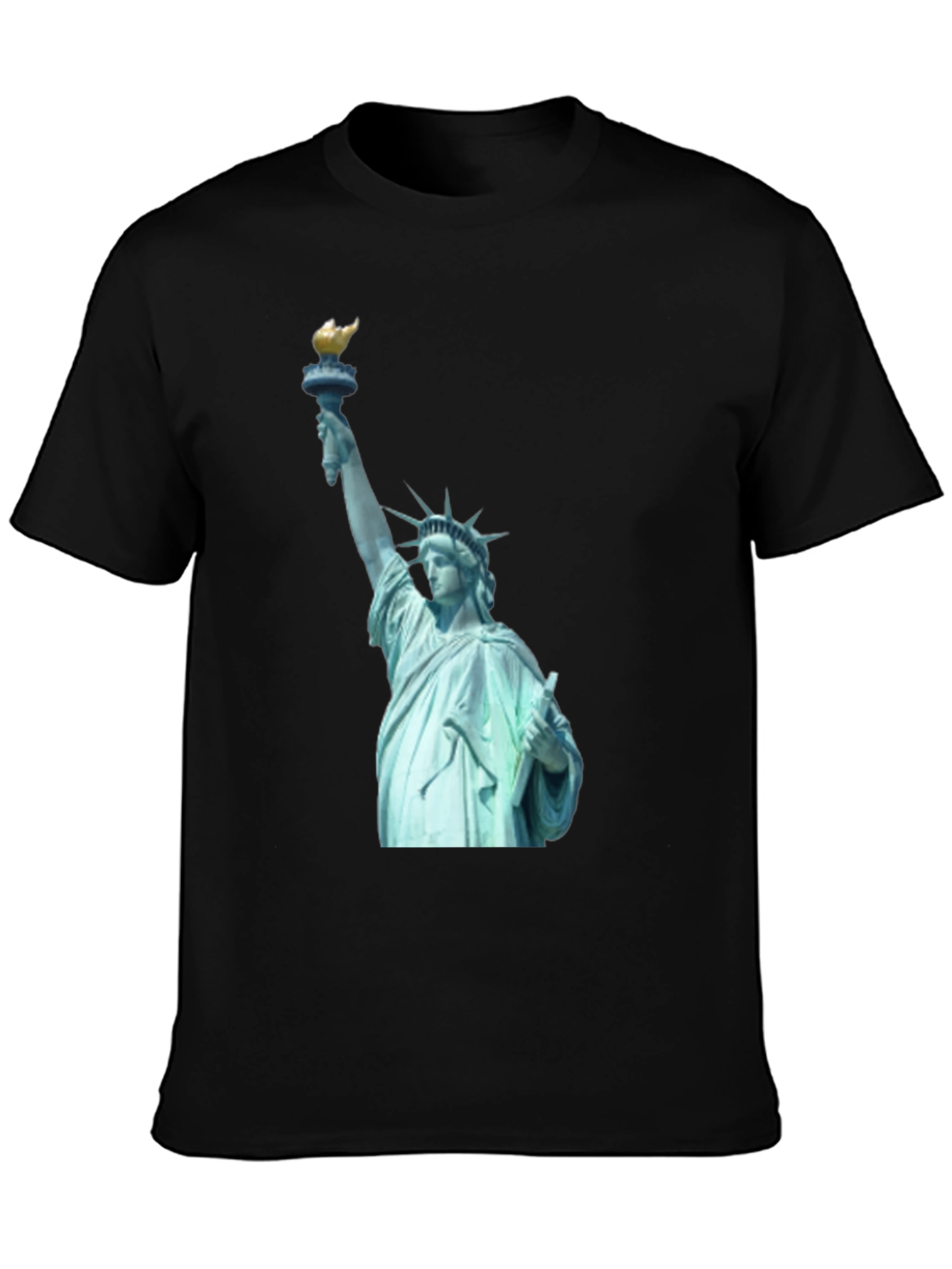 Statue of Liberty Graphic Tee - Black