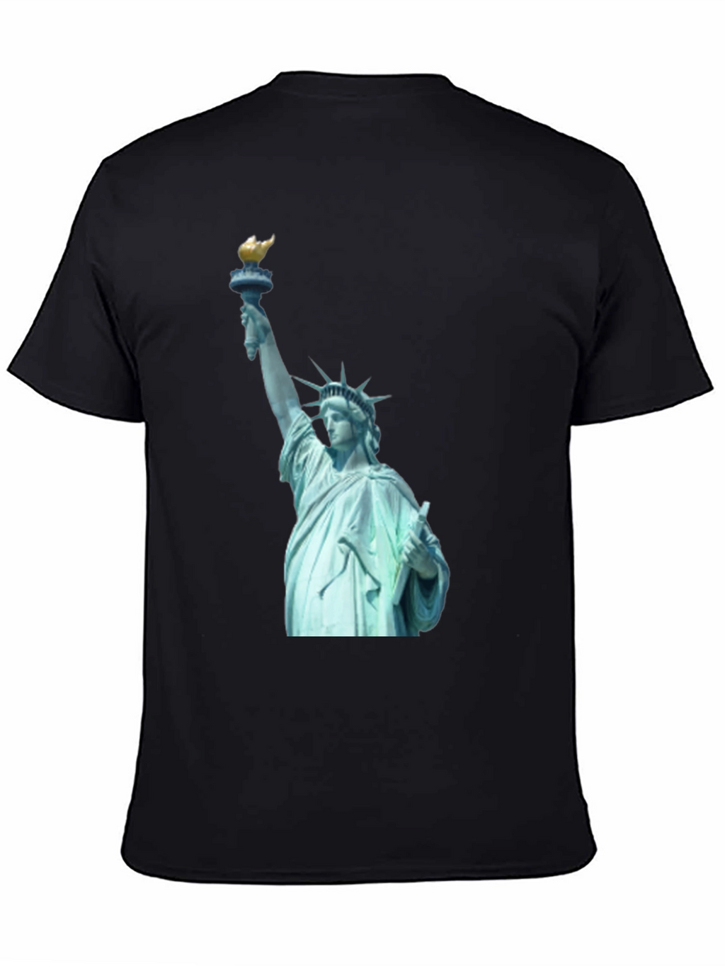Statue of Liberty Graphic Tee - Black