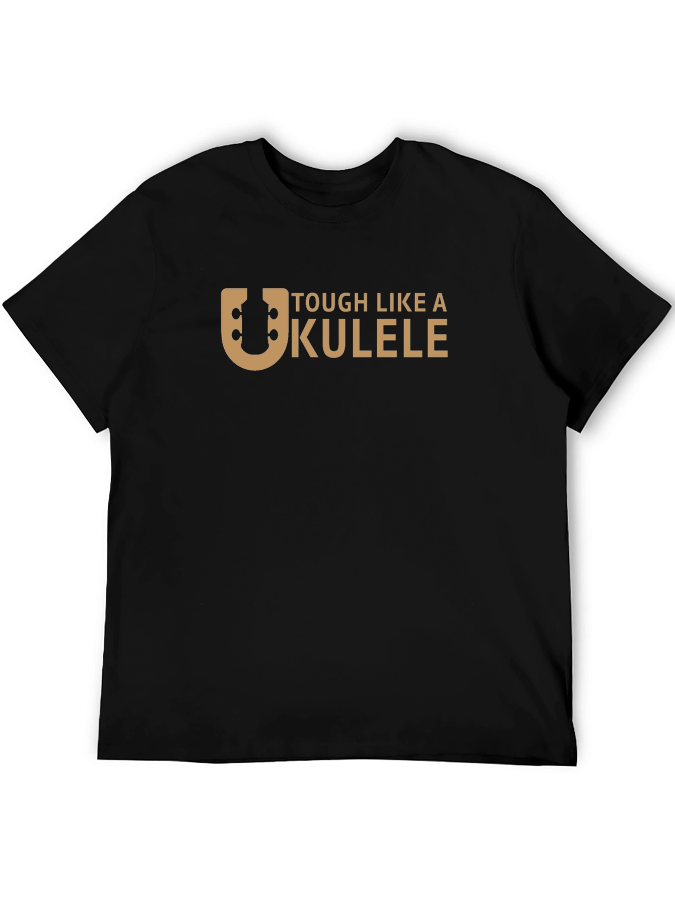 Tough Like a Ukulele Black T-Shirt