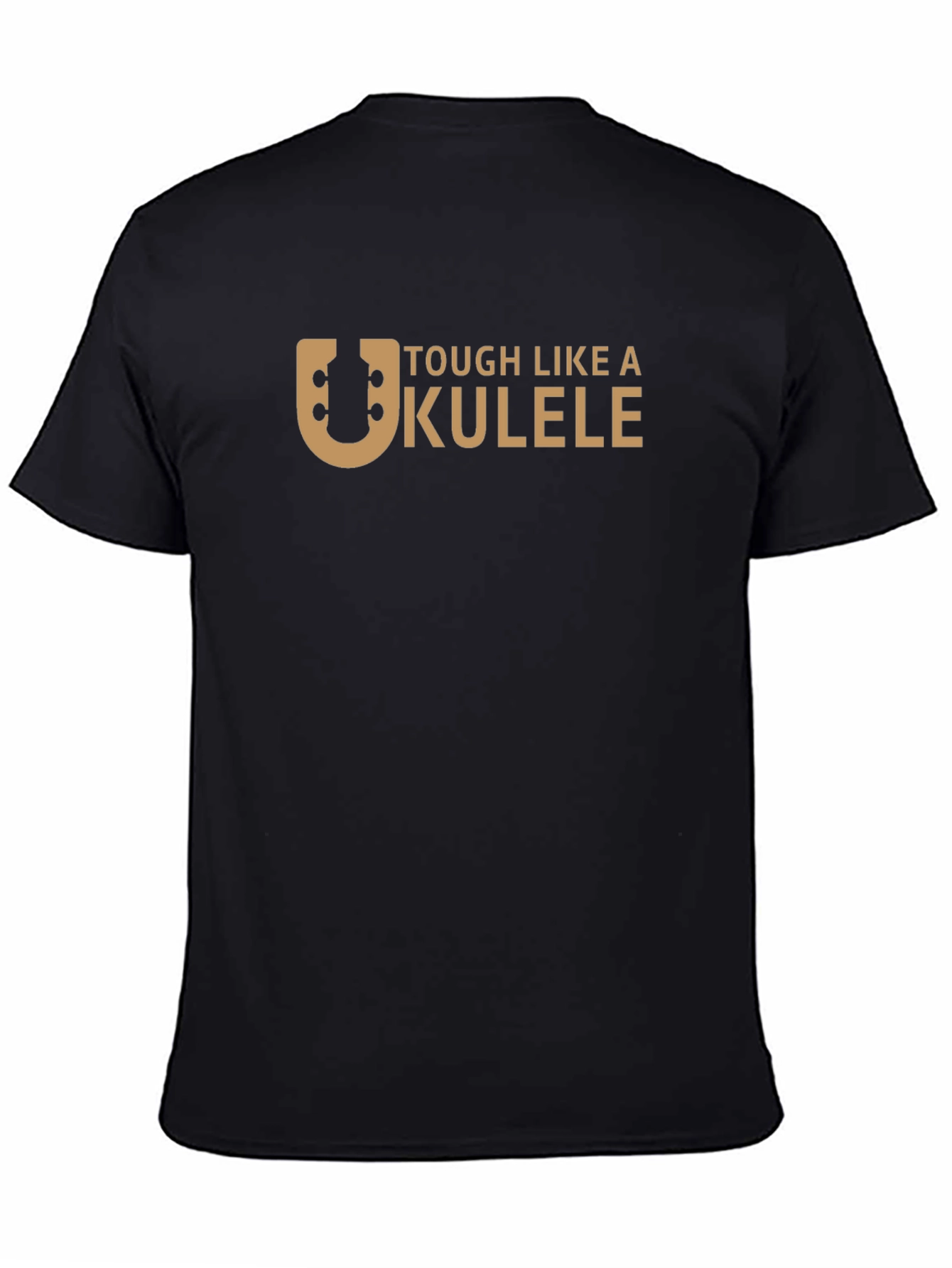 Tough Like a Ukulele Black T-Shirt